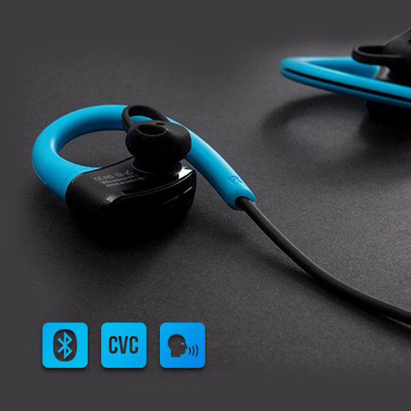Bluetooth 4.1 slúchadlá s mikrofónom a CVC 6 filtráciou hluku. Vybavená hlasovým sprievodcom.