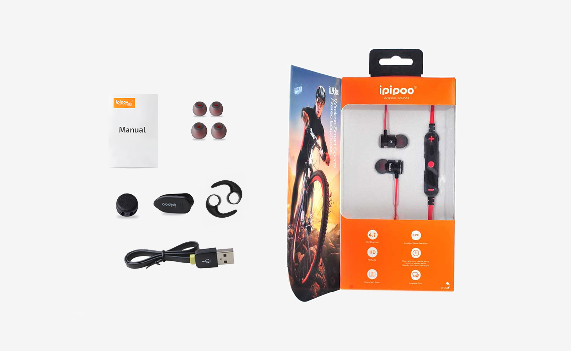 Bluetooth špunty do uší lacné Ipipoo IL93bl