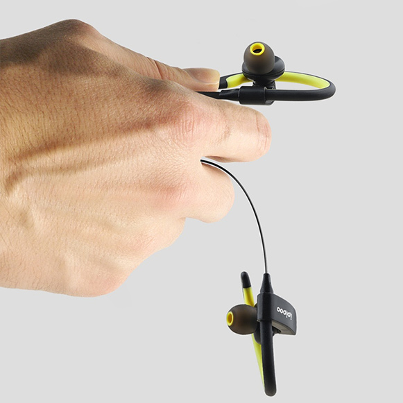 Ergonomická bezdrôtová Bluetooth 4.2 slúchadlá špunty do uší s háčikmi za ucho. Ipipoo IL98BL.
