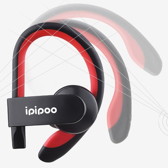 Športové bezdrôtová Bluetooth slúchadlá s hákom za uši Ipipoo IL98BL.