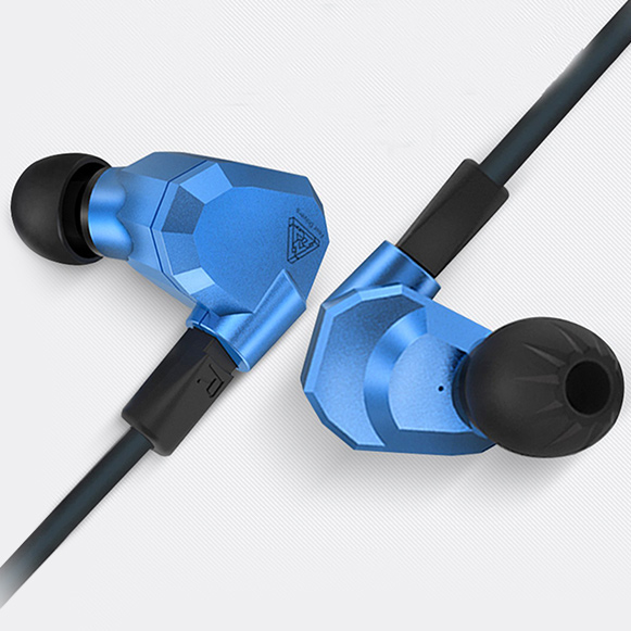 HiFi profesionálne kvalitné slúchadlá do uší s dokonalým zvukom. KZ ZS5.