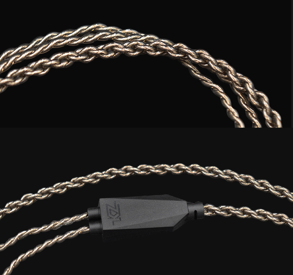 Vylepšujúcich kábel Medené pre sluchatka KZ ZS5 atď.